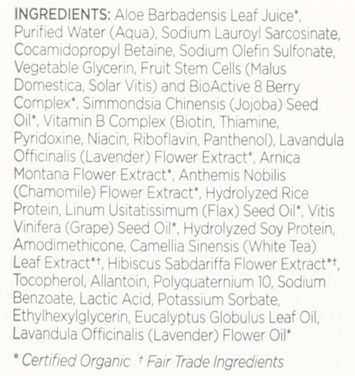 Andalou Naturals botanical ingredients flatlay highlighting natural actives