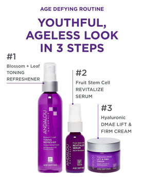 Andalou Naturals bottle with Resveratrol and CoQ10 highlighting antioxidants