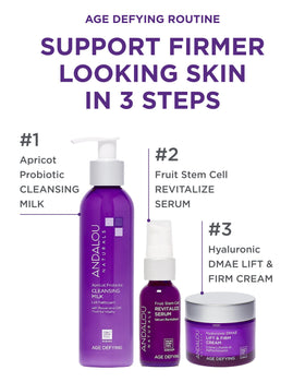 Andalou Naturals opened jar showing cream consistency for moisture boost