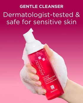 Andalou Naturals label close-up highlighting Rose-Biotic Blend benefits