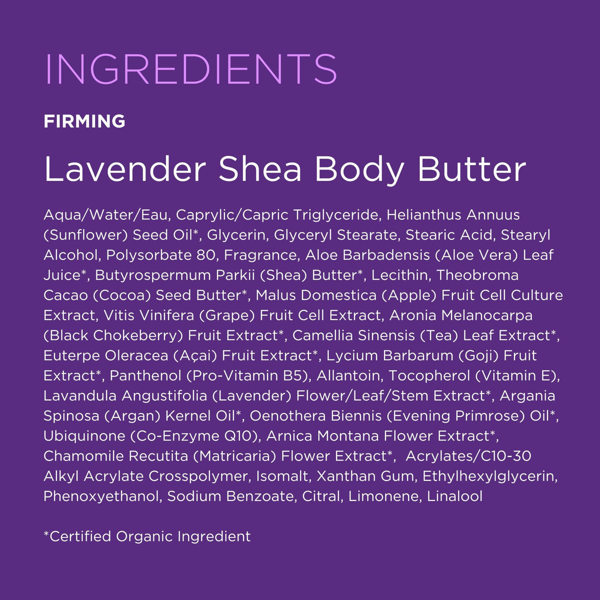 Andalou Naturals label close-up showing clean ingredients and vegan certification benefit