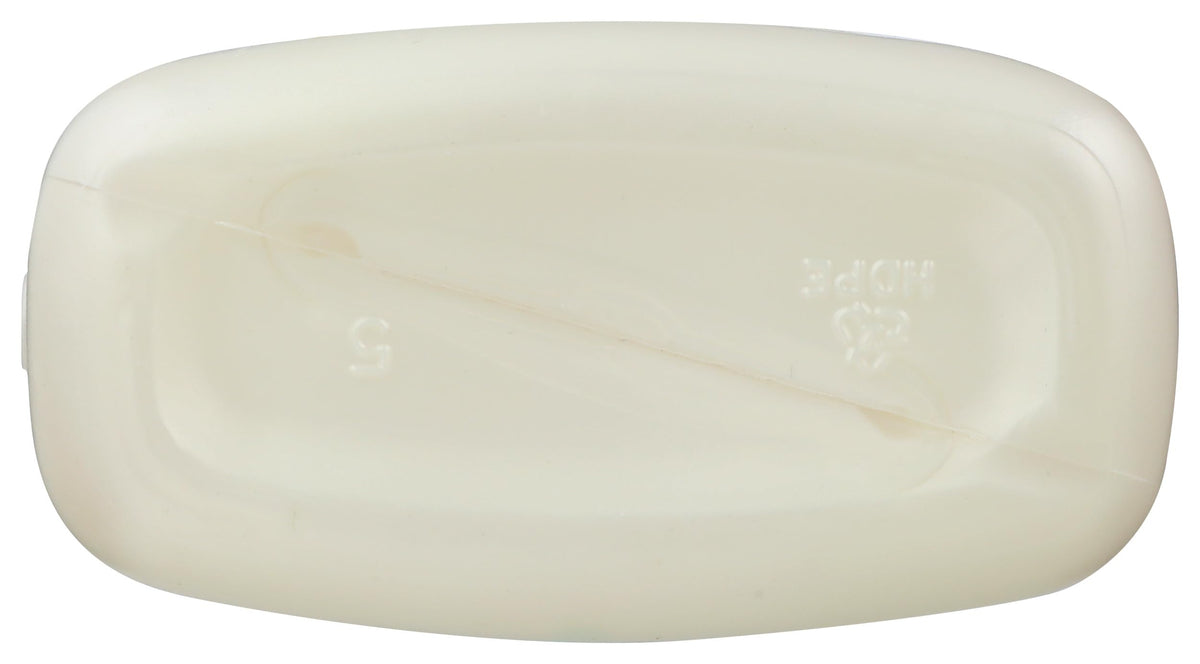 Andalou Naturals bottle styled on bathroom shelf conveying daily routine benefit