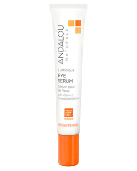Andalou Naturals front packaging showing serum bottle and brand clarity
