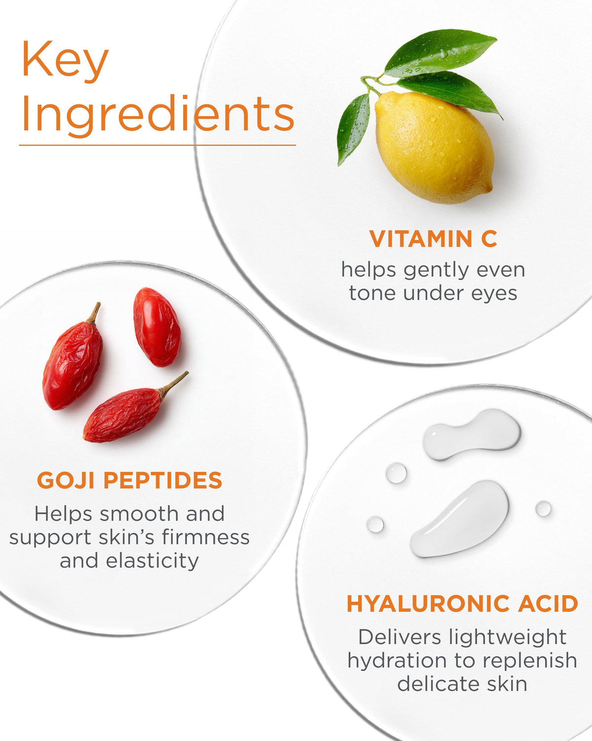 Andalou Naturals vitamin C ingredient bottle emphasizing antioxidant support