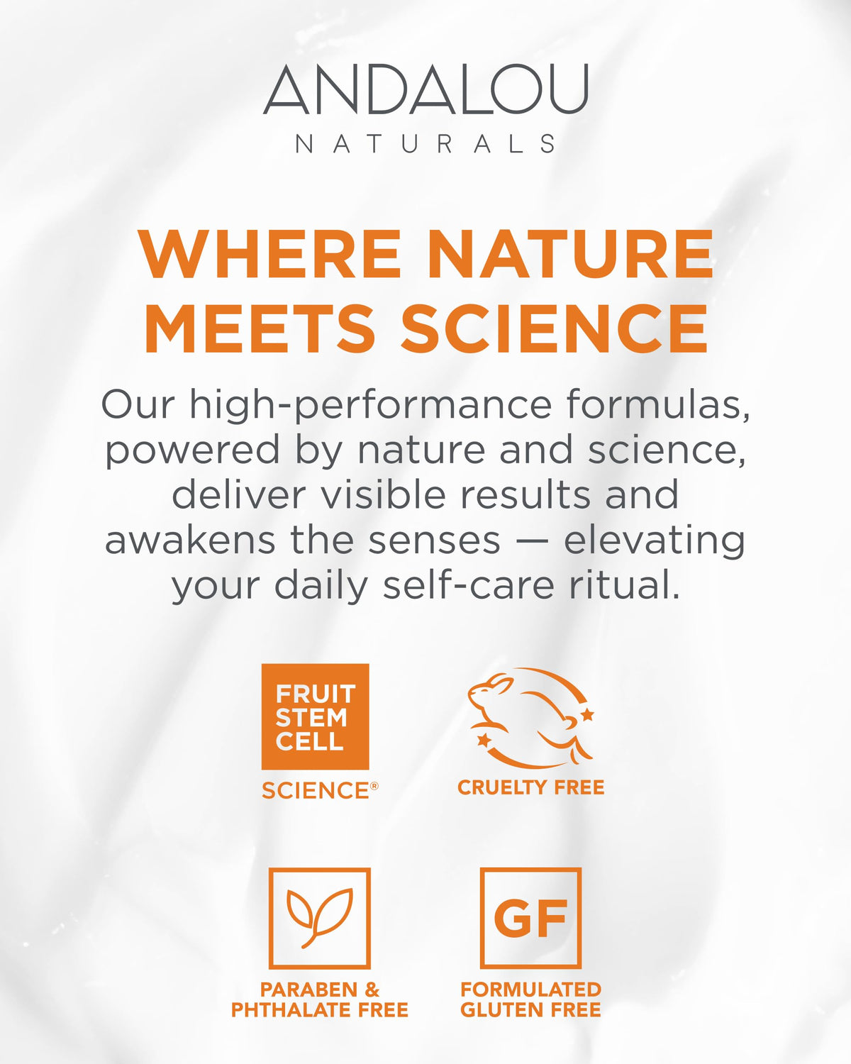 Andalou Naturals label and directions for simple, clear application steps