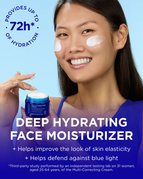 Andalou Naturals open cream texture demonstrating lightweight hydration