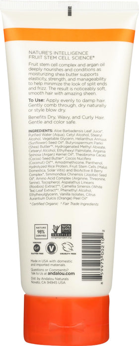 Andalou Naturals cream texture close-up highlighting rich hydration