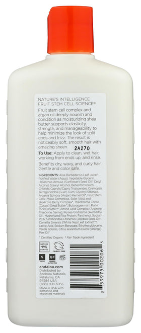 Andalou Naturals label close-up highlighting key ingredients and clean-beauty benefits