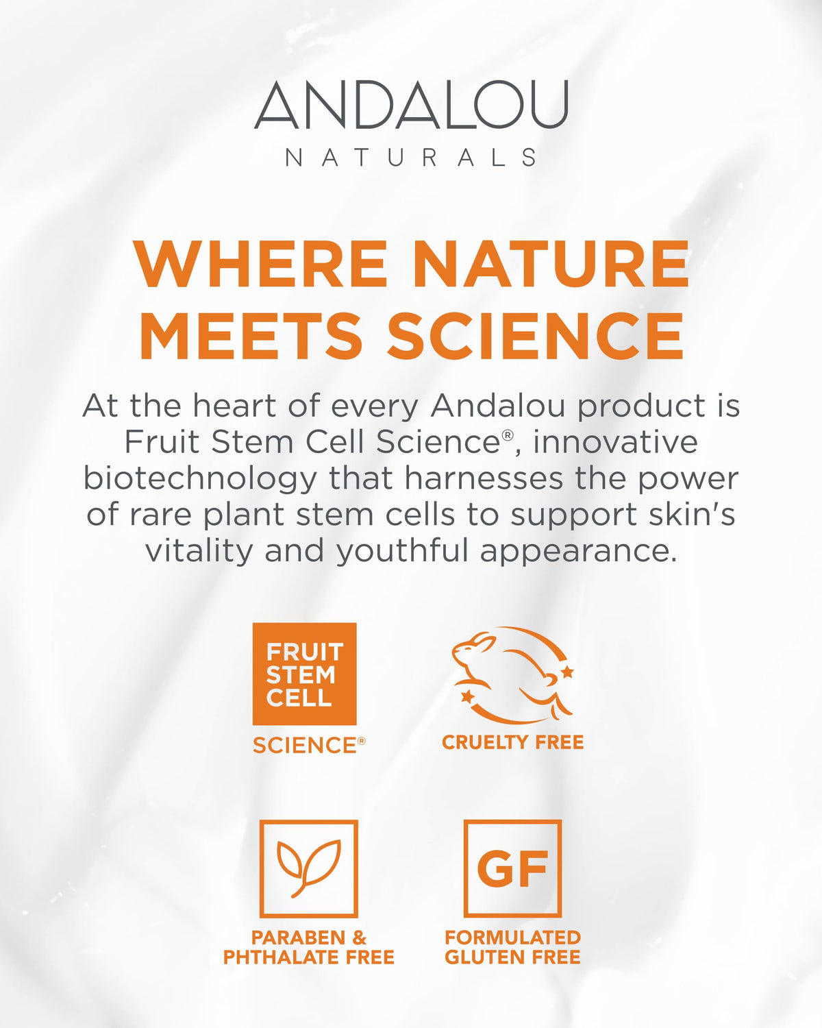 Andalou Naturals lifestyle bathroom setup showing routine-ready convenience
