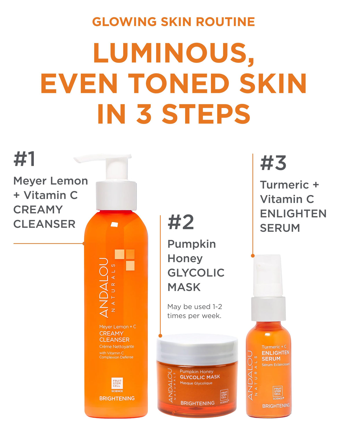 Andalou Naturals 1.7 fl oz size comparison showing compact travel-friendly benefit
