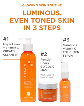 Andalou Naturals 1.7 fl oz size comparison showing compact travel-friendly benefit