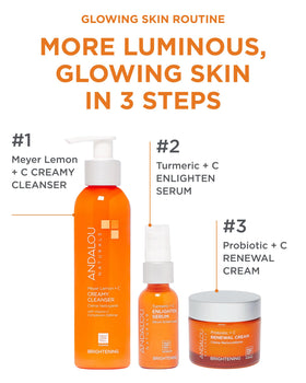 Andalou Naturals serum on hand demonstrating lightweight, hydrating texture and spreadability