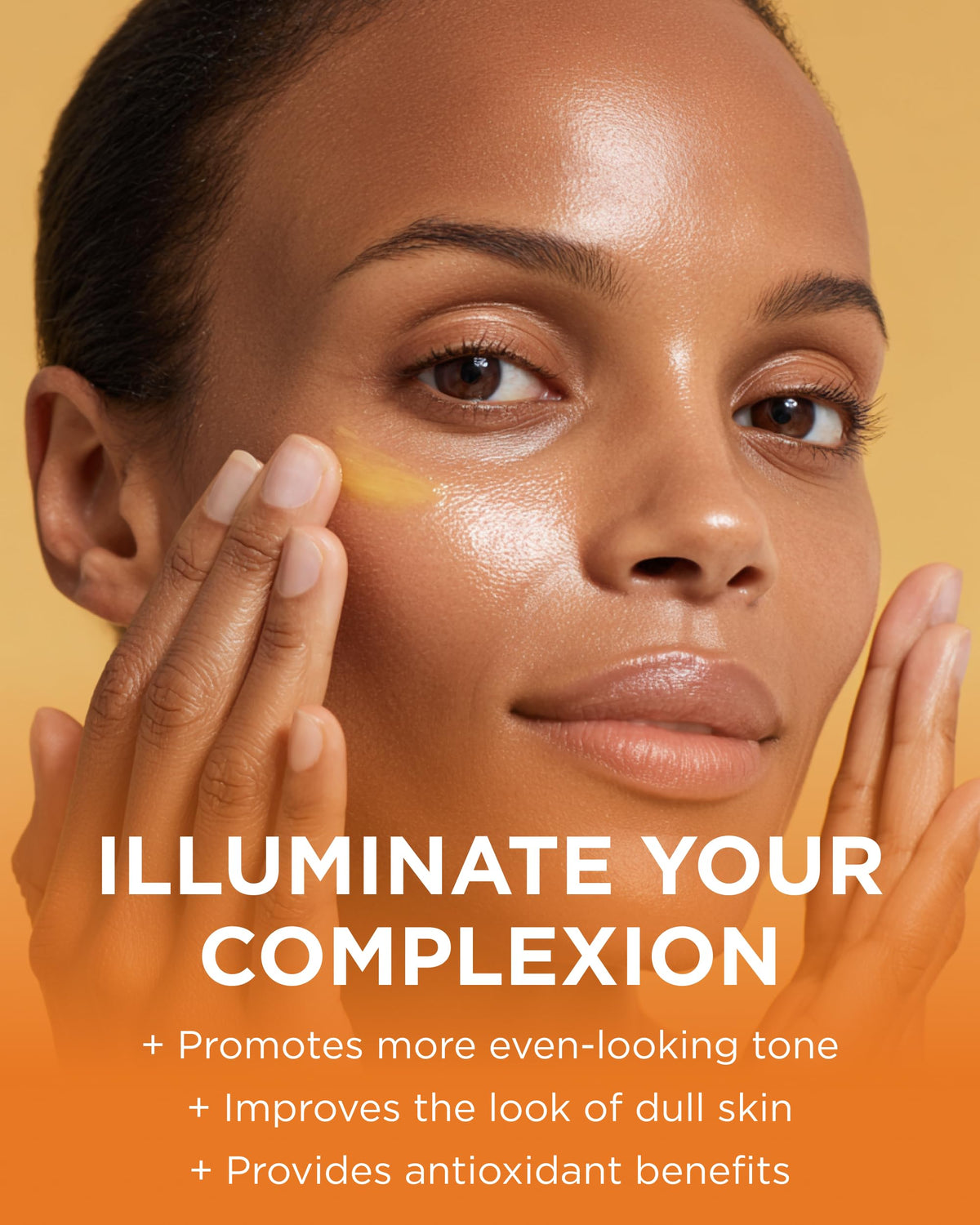 Andalou Naturals close-up pump and serum texture highlighting lightweight absorption benefit