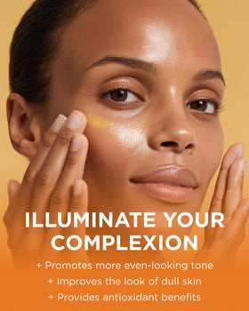 Andalou Naturals close-up pump and serum texture highlighting lightweight absorption benefit