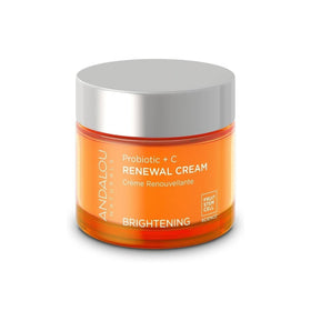 Andalou Naturals cream texture close-up highlighting lightweight absorbent feel