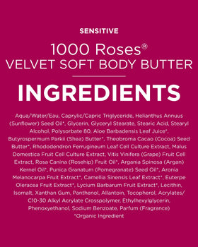 Andalou Naturals Velvet Soft jar on bathroom shelf in a self-care setting suggesting daily pampering