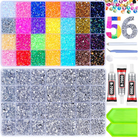 ANDGING front packaging showing complete rhinestone kit and included tools