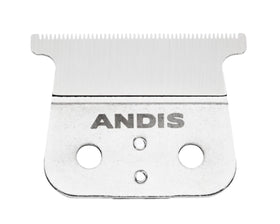 Andis 04720 front view showing silver T-Outliner blade for precise outlining