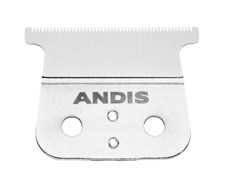 Andis 04720 front view showing silver T-Outliner blade for precise outlining