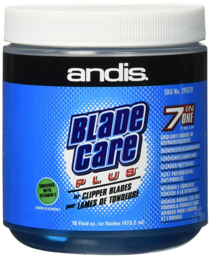 Andis jar front view showing product and quick maintenance benefit