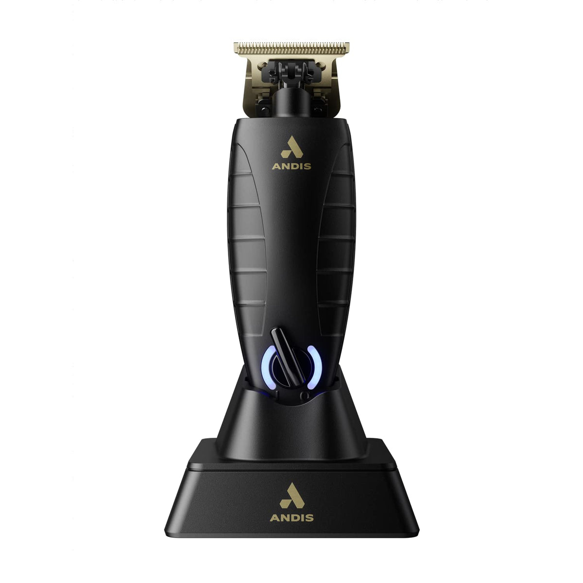 Andis GTX-EXO front profile showing slim ergonomic shape for precise grip