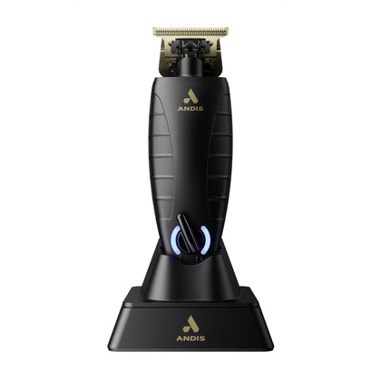 Andis GTX-EXO front profile showing slim ergonomic shape for precise grip
