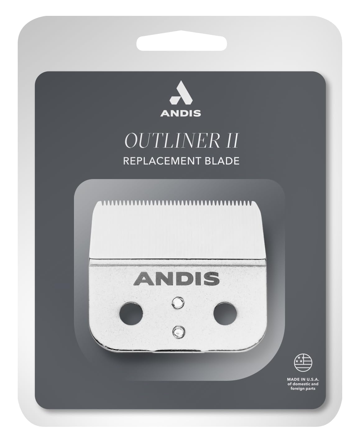 Andis Outliner size comparison showing scale for professional tool compatibility