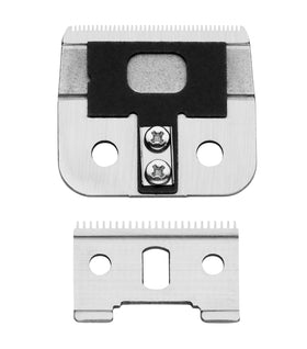 Andis Outliner side edge profile showing carbon-steel blade for lasting sharpness
