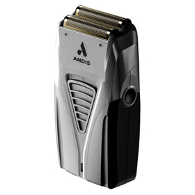 Andis TS-2 on a barber station illustrating professional use and finishing results