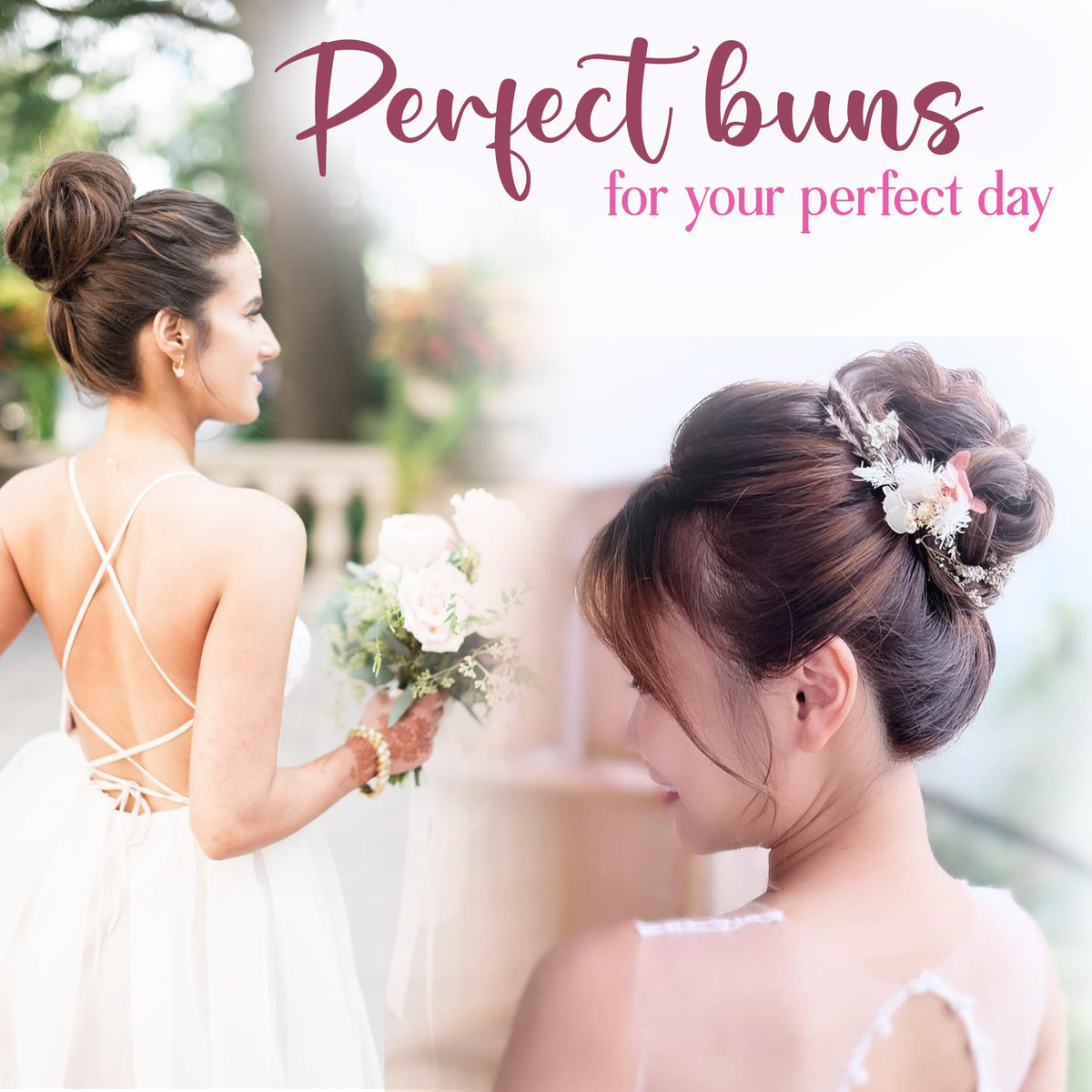 Andlane lifestyle photo at brunch with woman wearing an elegant bun