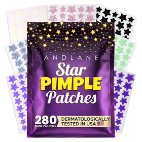 Andlane front packaging showing 280 star pimple patches and benefits