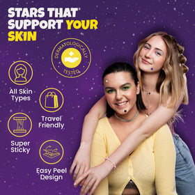 Andlane three patch sizes applied on skin showing size choices benefit
