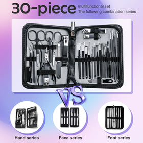 Andrea stainless-steel nail clippers detail demonstrating sharpness and precise cutting benefit
