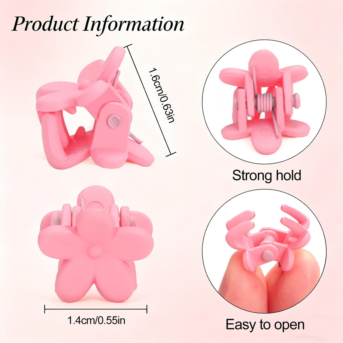 ANEESAA open organizer with clips sorted by color for easy selection