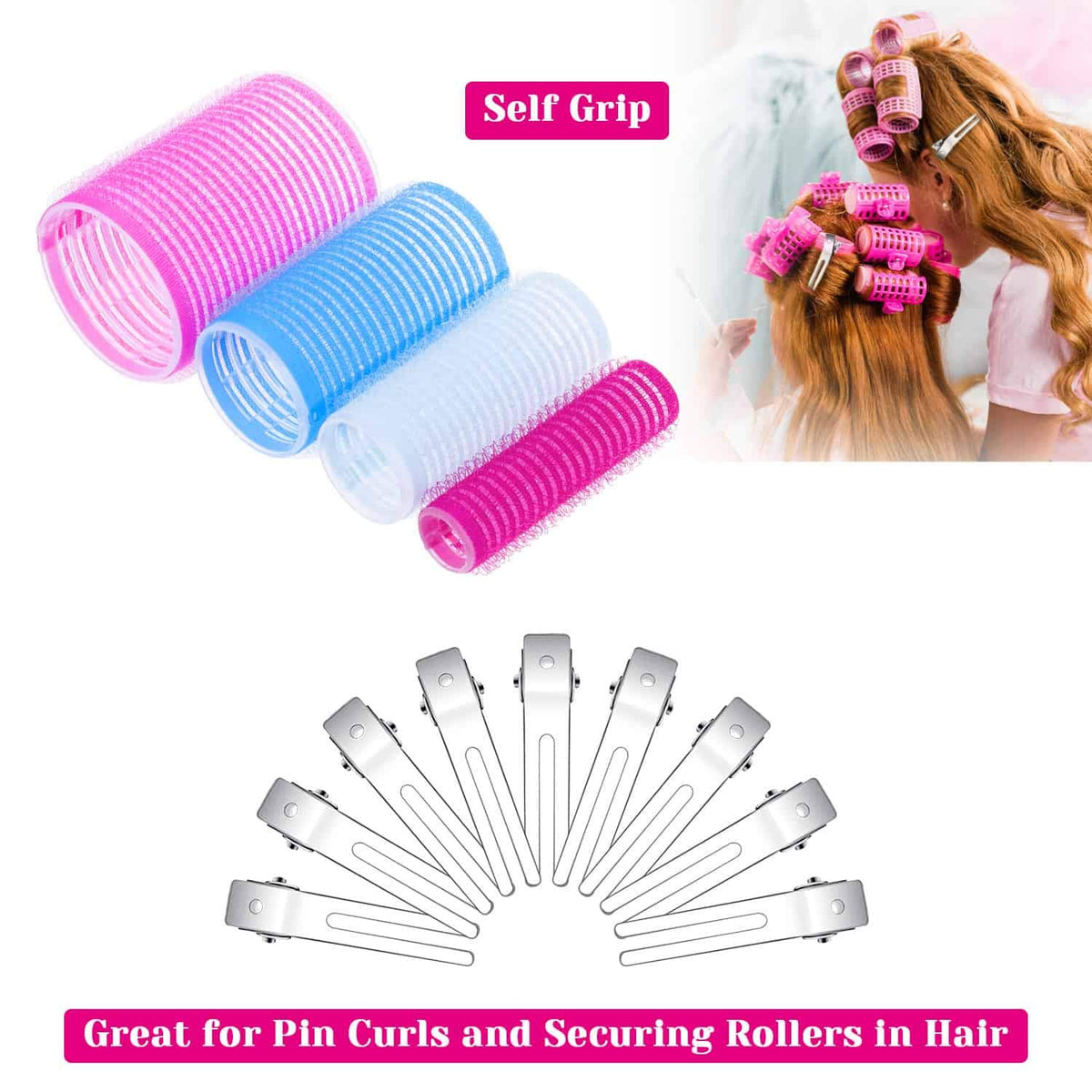anezus closeup of self-grip texture securing hair without pins