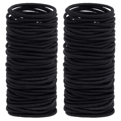 Anezus front view pack showing 200 black elastics and clear convenience