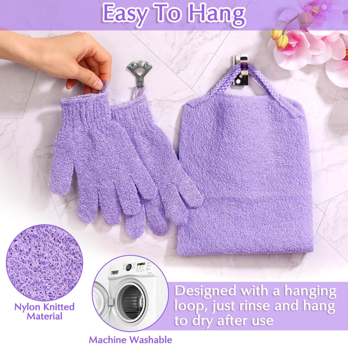 Anezus glove producing foam with soap for efficient lathering