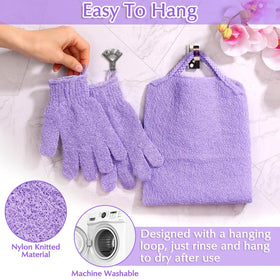 Anezus glove producing foam with soap for efficient lathering