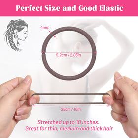 anezus hair tie stretched to show strong elastic performance