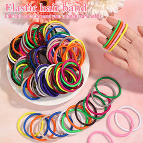 Anezus hair ties stored in travel pouch showing convenience for on-the-go benefit