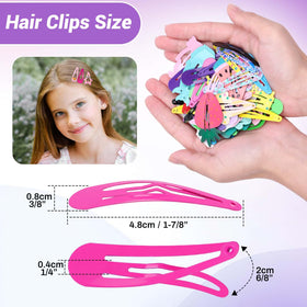 Anezus assorted colored clips displayed for mix-and-match outfits