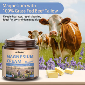 AnFamer texture close-up highlighting tallow and shea for deep hydration