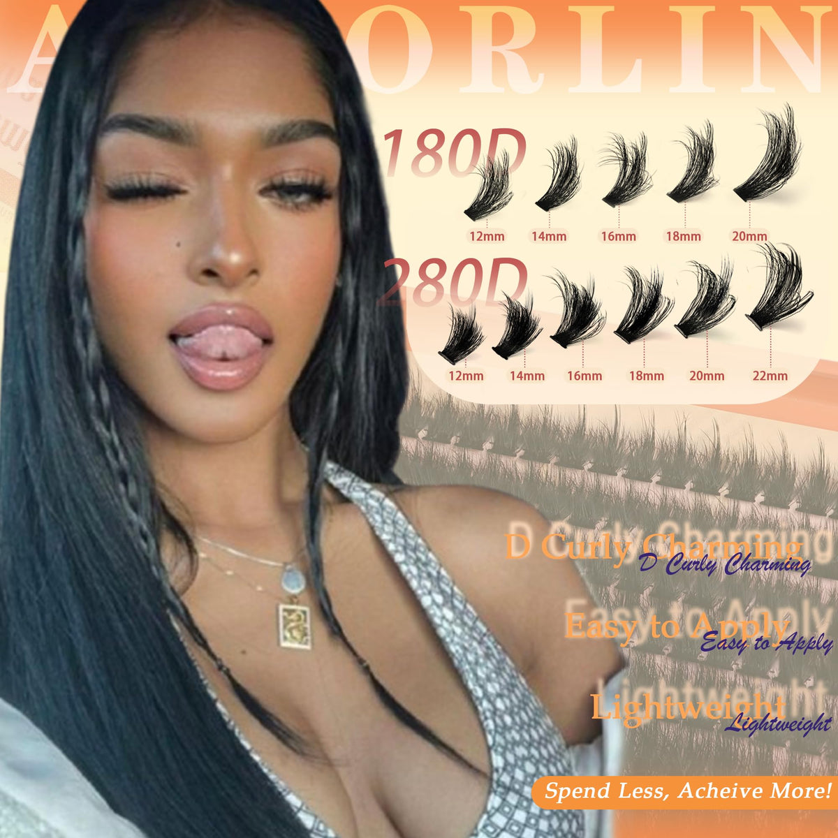 Anforlin side-by-side 12mm to 22mm cluster lengths for size and styling guidance