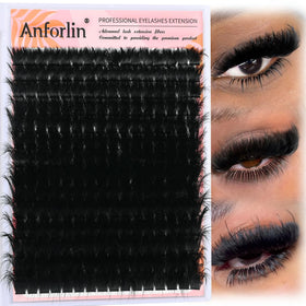 Anforlin front packaging showing 224 lash clusters and clear count benefit
