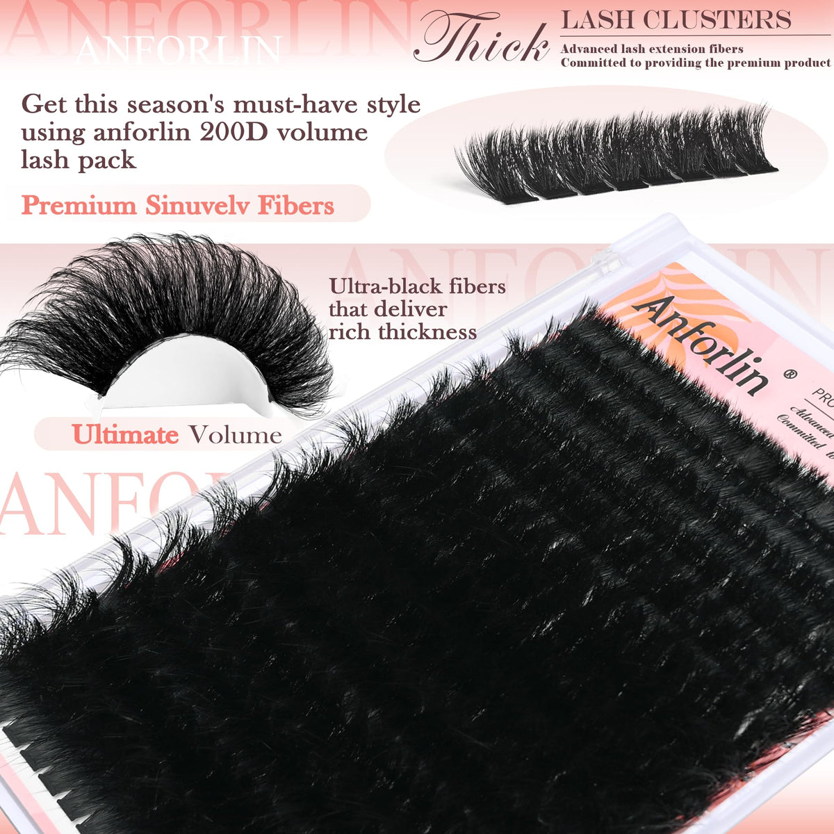 Anforlin fiber texture close-up highlighting soft plant-based material