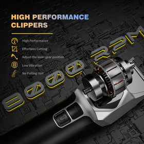 ANGFAN close-up of 440C steel blades highlighting durable edge and smooth cut