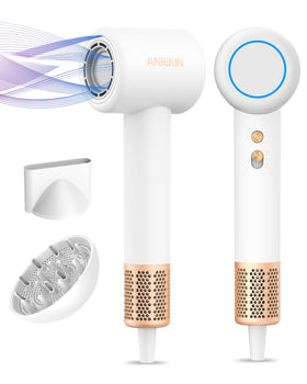 ANIEKIN front view with magnetic diffuser showing fast styling benefit