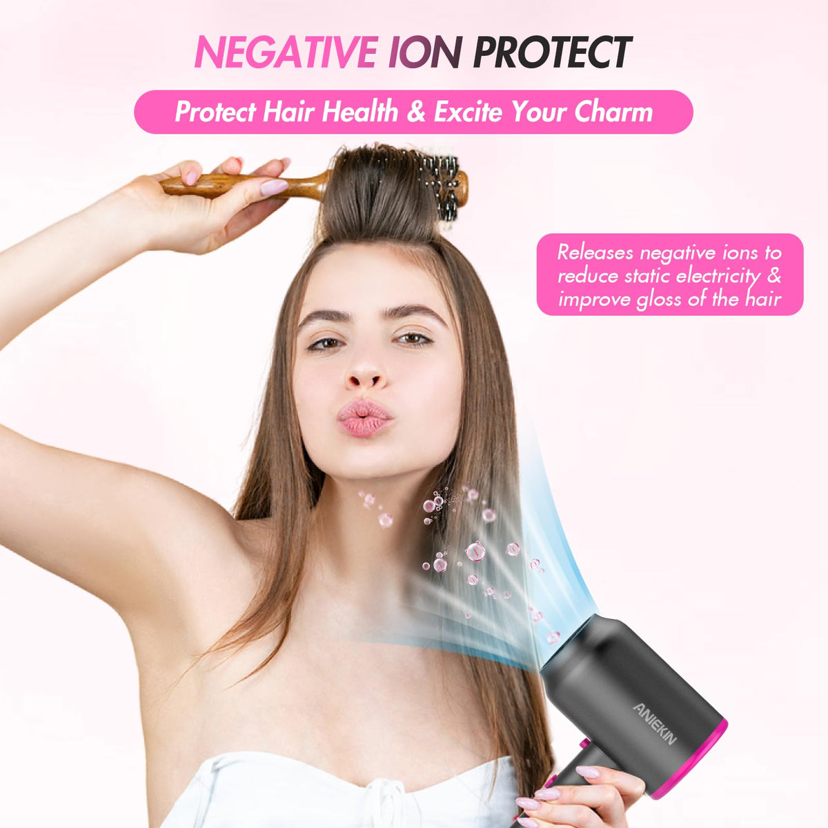 ANIEKIN concentrator nozzle attachment focused airflow for precise styling