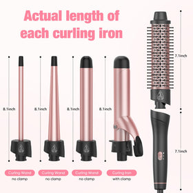ANIEKIN detail of the 1.5-inch thermal brush bristles for smoother, voluminous waves