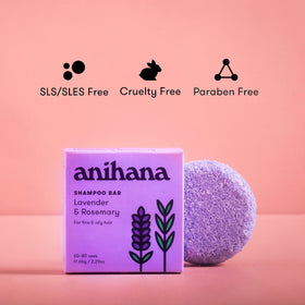 ANIHANA bar staged in a bathroom, illustrating easy daily use benefit